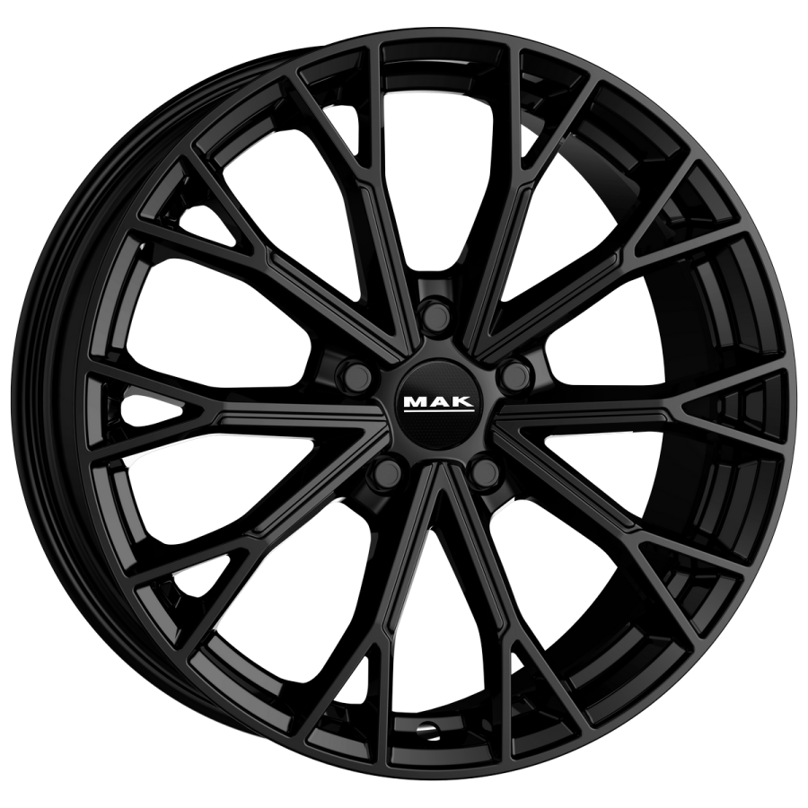 Cerchi in lega MAK modello Asphalt black visione laterale